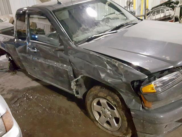 1GCESCF97C8141130 - 2012 CHEVROLET COLORADO L GRAY photo 9