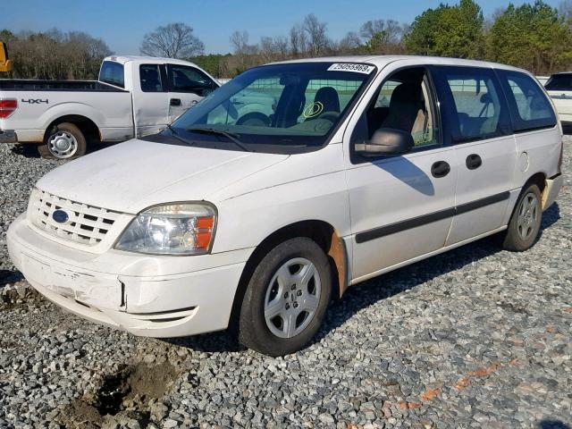 2FMZA50684BB02068 - 2004 FORD FREESTAR S WHITE photo 2