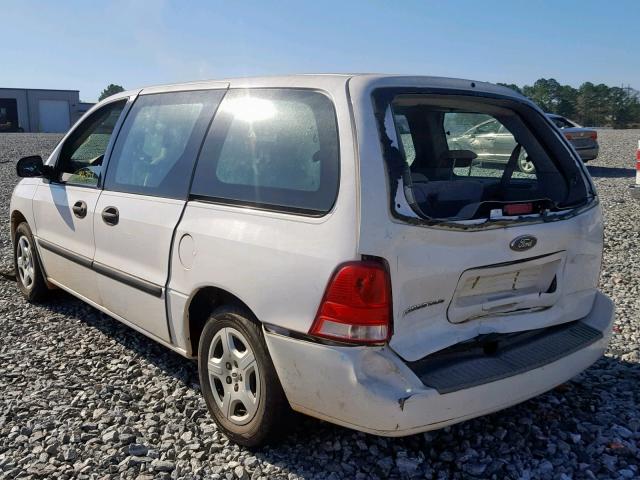 2FMZA50684BB02068 - 2004 FORD FREESTAR S WHITE photo 3