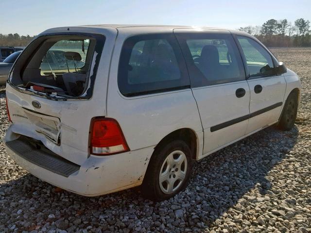 2FMZA50684BB02068 - 2004 FORD FREESTAR S WHITE photo 4