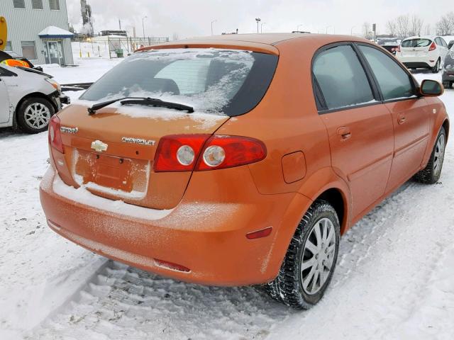 KL1JD69Z56K268981 - 2006 CHEVROLET OPTRA 5 LS ORANGE photo 4