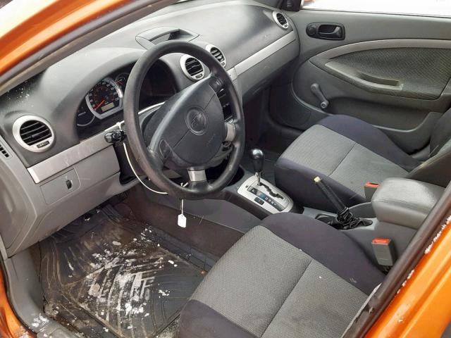 KL1JD69Z56K268981 - 2006 CHEVROLET OPTRA 5 LS ORANGE photo 5