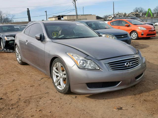 JNKCV64F69M654490 - 2009 INFINITI G37 SILVER photo 1