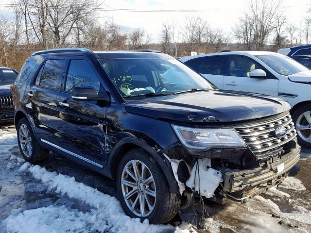 1FM5K8FH3HGD19256 - 2017 FORD EXPLORER L BLACK photo 1