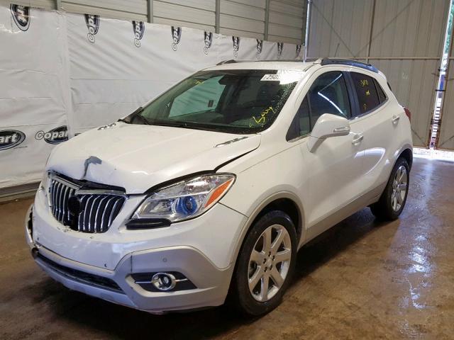 KL4CJDSB7GB721182 - 2016 BUICK ENCORE PRE WHITE photo 2