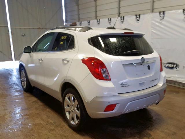 KL4CJDSB7GB721182 - 2016 BUICK ENCORE PRE WHITE photo 3