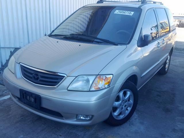 JM3LW28Y510177511 - 2001 MAZDA MPV WAGON TAN photo 2