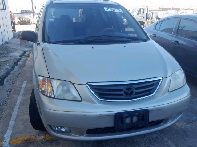 JM3LW28Y510177511 - 2001 MAZDA MPV WAGON TAN photo 9