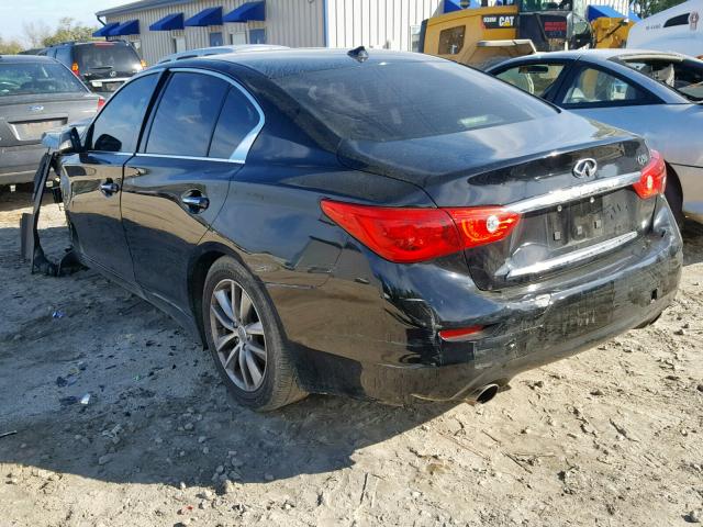 JN1CV7APXGM203213 - 2016 INFINITI Q50 BASE BLACK photo 3