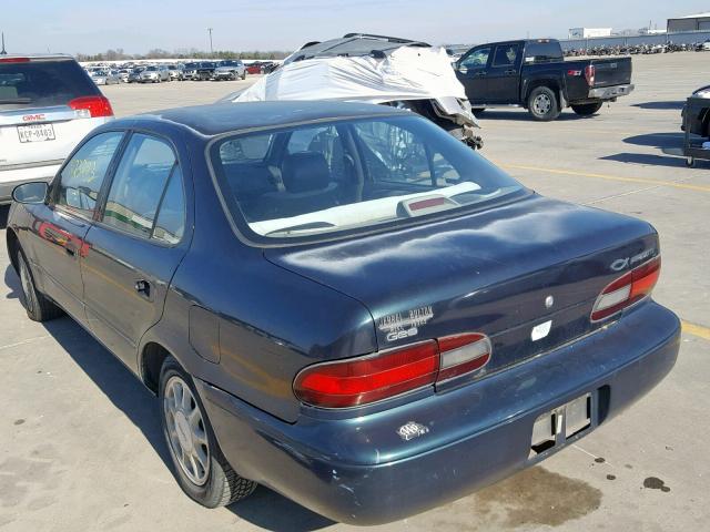 1Y1SK5264VZ461332 - 1997 GEO PRIZM GREEN photo 3