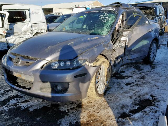 JM1GG12L961105016 - 2006 MAZDA SPEED 6 GRAY photo 2