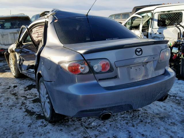 JM1GG12L961105016 - 2006 MAZDA SPEED 6 GRAY photo 3