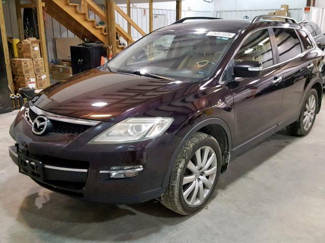 JM3TB38V280159355 - 2008 MAZDA CX-9 BLACK photo 2