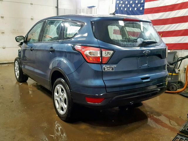 1FMCU0F78JUC78818 - 2018 FORD ESCAPE S BLUE photo 3