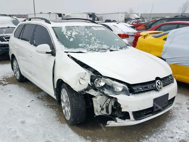 3VWPL7AJ0BM620575 - 2011 VOLKSWAGEN JETTA TDI WHITE photo 1