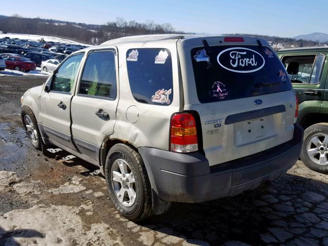 1FMCU93135KD29020 - 2005 FORD ESCAPE XLT BEIGE photo 3