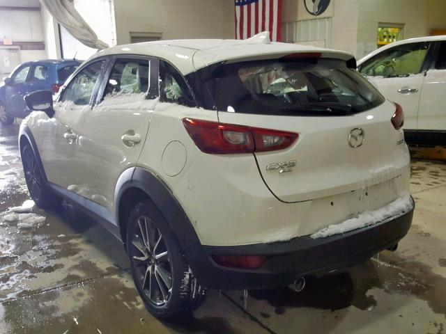 JM1DKFC71H0167549 - 2017 MAZDA CX-3 TOURI WHITE photo 3