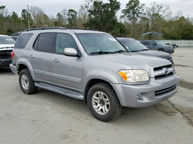 5TDBT48A95S236431 - 2005 TOYOTA SEQUOIA LI SILVER photo 1