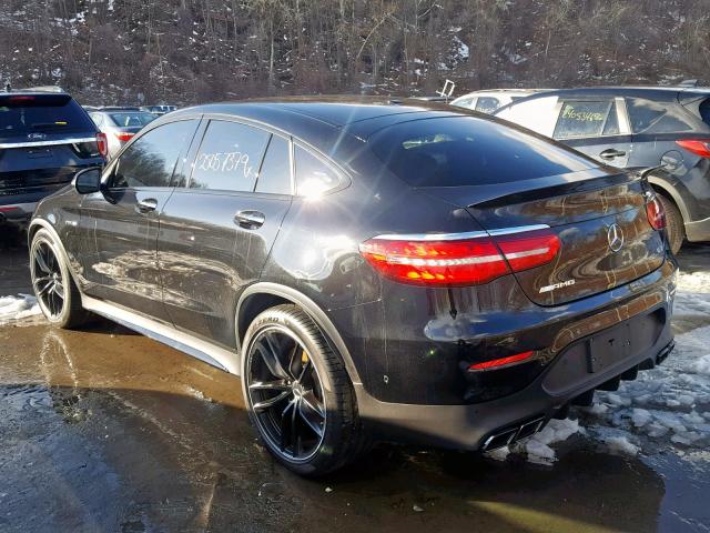 WDC0J8JB2JF478778 - 2018 MERCEDES-BENZ GLC COUPE BLACK photo 3