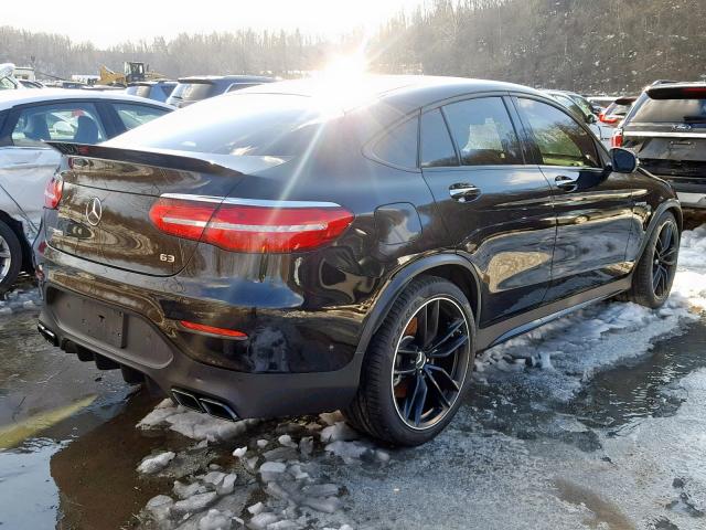 WDC0J8JB2JF478778 - 2018 MERCEDES-BENZ GLC COUPE BLACK photo 4