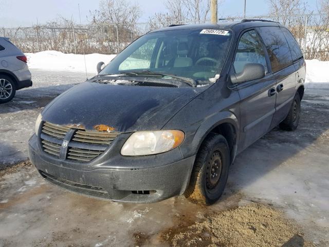 1D4GP25RX6B522518 - 2006 DODGE CARAVAN SE BLACK photo 2