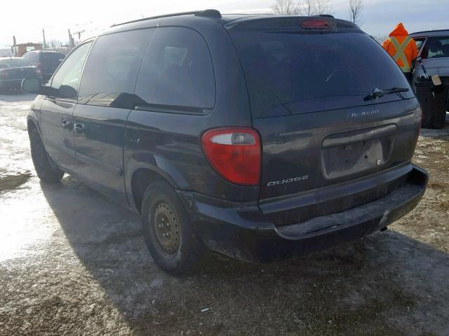 1D4GP25RX6B522518 - 2006 DODGE CARAVAN SE BLACK photo 3