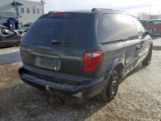 1D4GP25RX6B522518 - 2006 DODGE CARAVAN SE BLACK photo 4