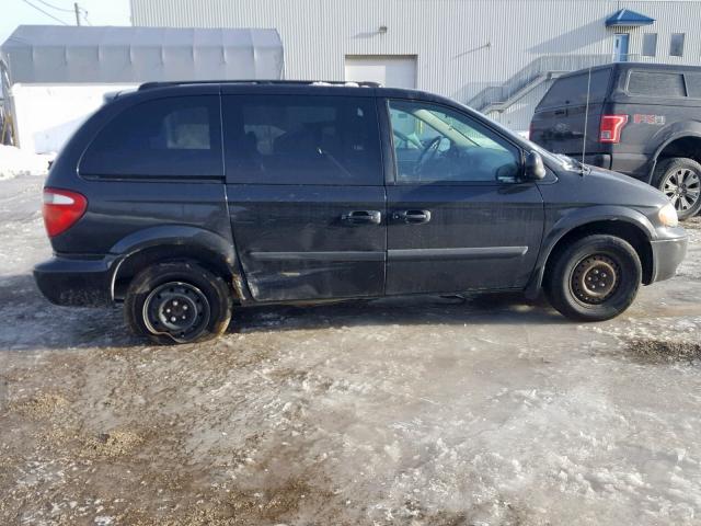 1D4GP25RX6B522518 - 2006 DODGE CARAVAN SE BLACK photo 9