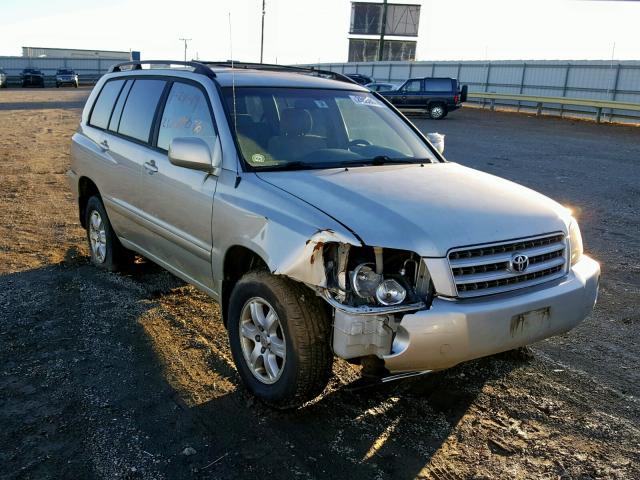 JTEHF21A130153006 - 2003 TOYOTA HIGHLANDER SILVER photo 1