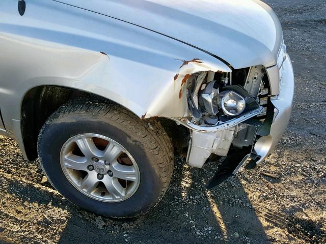 JTEHF21A130153006 - 2003 TOYOTA HIGHLANDER SILVER photo 9