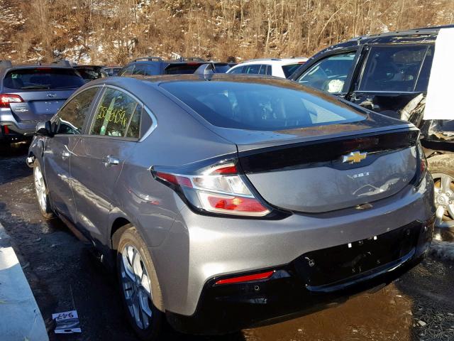 1G1RD6S56JU140290 - 2018 CHEVROLET VOLT PREMI GRAY photo 3