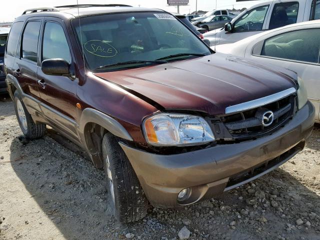 4F2CU09132KM00879 - 2002 MAZDA TRIBUTE LX MAROON photo 1