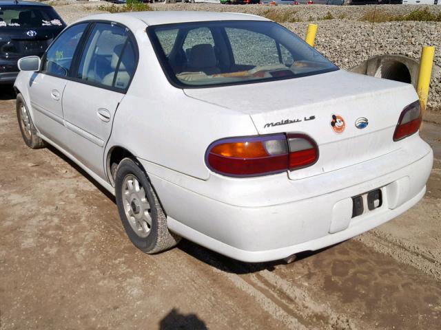 1G1NE52M6XY117235 - 1999 CHEVROLET MALIBU LS თეთრი ფოტო 3