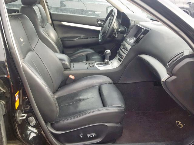 JNKCV61F59M365413 - 2009 INFINITI G37 BLACK photo 5