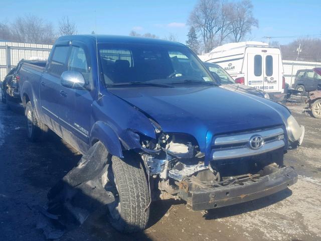 5TBDT44106S518529 - 2006 TOYOTA TUNDRA DOU BLUE photo 1