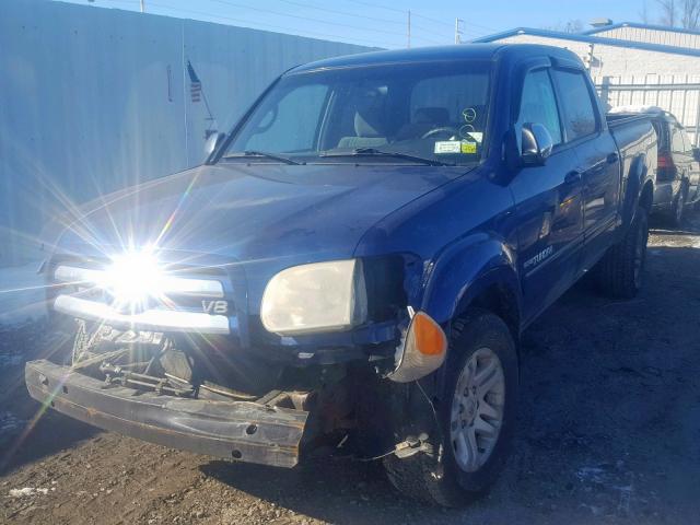 5TBDT44106S518529 - 2006 TOYOTA TUNDRA DOU BLUE photo 2