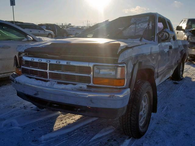 1B7GG23Y0SS128494 - 1995 DODGE DAKOTA WHITE photo 2