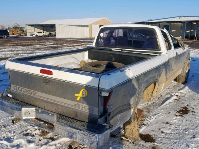 1B7GG23Y0SS128494 - 1995 DODGE DAKOTA WHITE photo 4