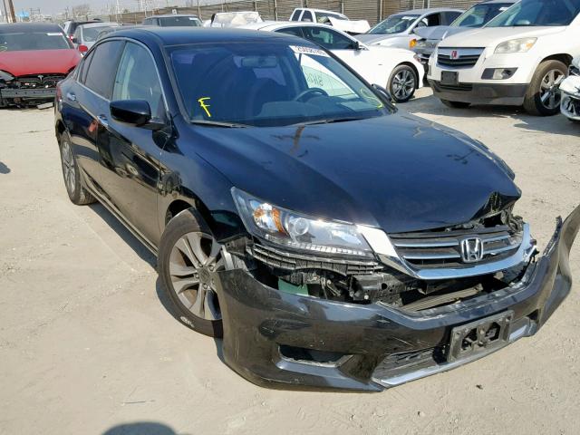 1HGCR2F38FA182292 - 2015 HONDA ACCORD LX BLACK photo 1