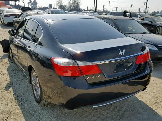 1HGCR2F38FA182292 - 2015 HONDA ACCORD LX BLACK photo 3