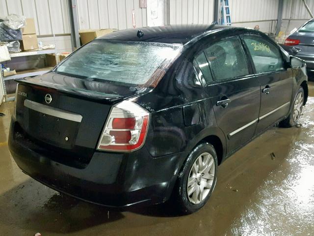 3N1AB6AP2BL674530 - 2011 NISSAN SENTRA 2.0 BLACK photo 4