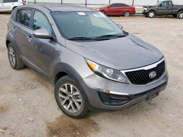 KNDPBCAC3E7614705 - 2014 KIA SPORTAGE GRAY photo 1