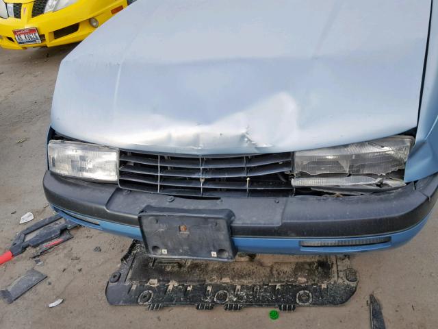 1G1LT53G4ME147286 - 1991 CHEVROLET CORSICA LT BLUE photo 7