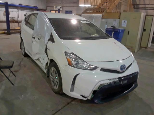 JTDZN3EU1GJ041280 - 2016 TOYOTA PRIUS V WHITE photo 1