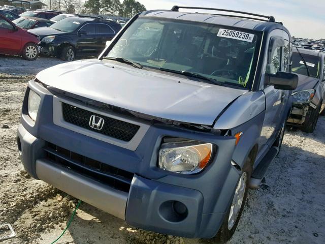 5J6YH28605L031782 - 2005 HONDA ELEMENT EX SILVER photo 2