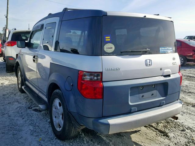 5J6YH28605L031782 - 2005 HONDA ELEMENT EX SILVER photo 3