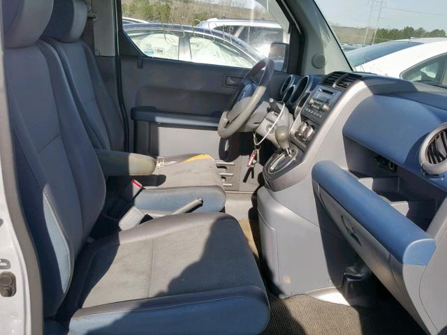 5J6YH28605L031782 - 2005 HONDA ELEMENT EX SILVER photo 5