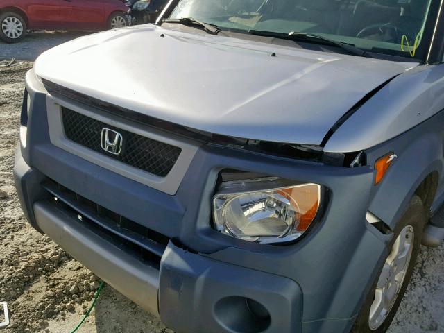 5J6YH28605L031782 - 2005 HONDA ELEMENT EX SILVER photo 9