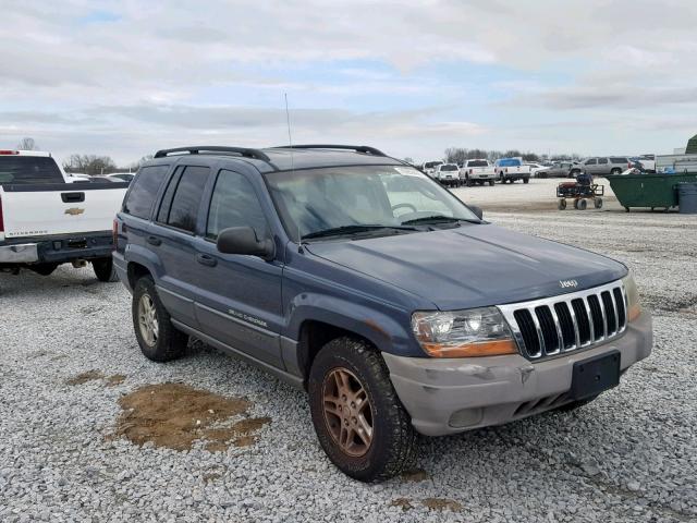 1J4GW48N82C208871 - 2002 JEEP GRAND CHER BLUE photo 1