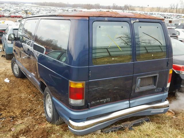 1FMEE11N5NHA28341 - 1992 FORD ECONOLINE BLUE photo 3